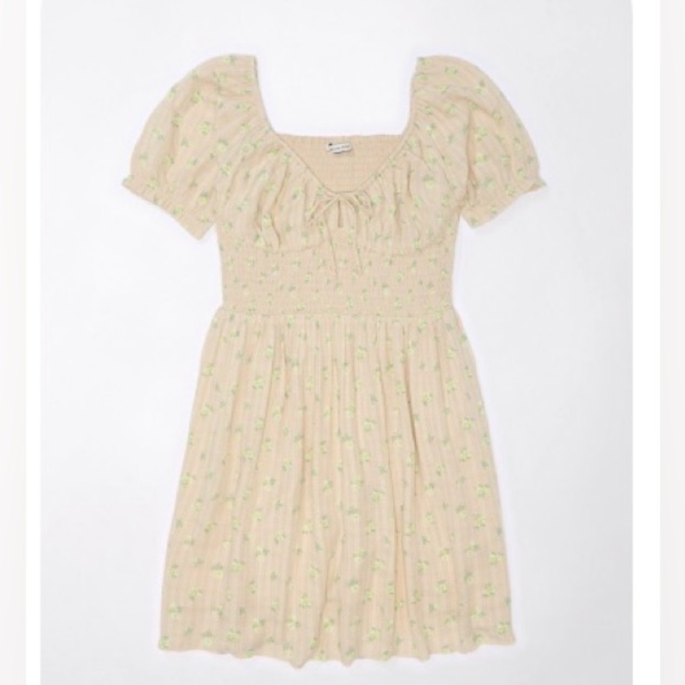 NWT American Eagle Smocked Corset Mini Dress